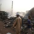 Dozens of stores have been burned down in Bangui's PK5 district, a flashpoint for violence in the Central African Republic