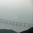 The mega-bridge links Hong Kong with the cities of Macau and Zhuhai