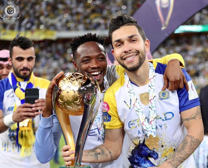 Ahmed Musa wins Saudi Super Cup with Al Nassr (Twitter/Al Nassr)