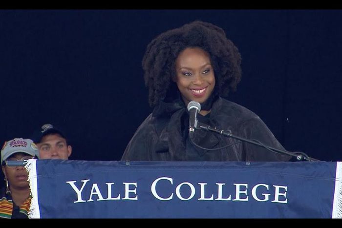 Chimamanda speaks at Yale University