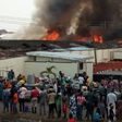 Fire incident in Benin market