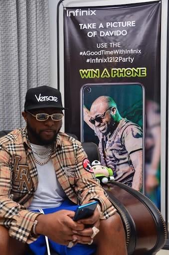 Infinix, Davido good times at 2019 12 12 Xfans party