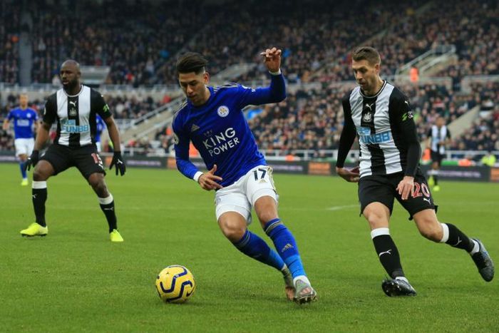 Leicester striker Ayoze Perez opened the scoring at Newcastle