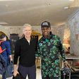 Arsene Wenger and Kanu Nwankwo (Twitter/Kanu Nwankwo)