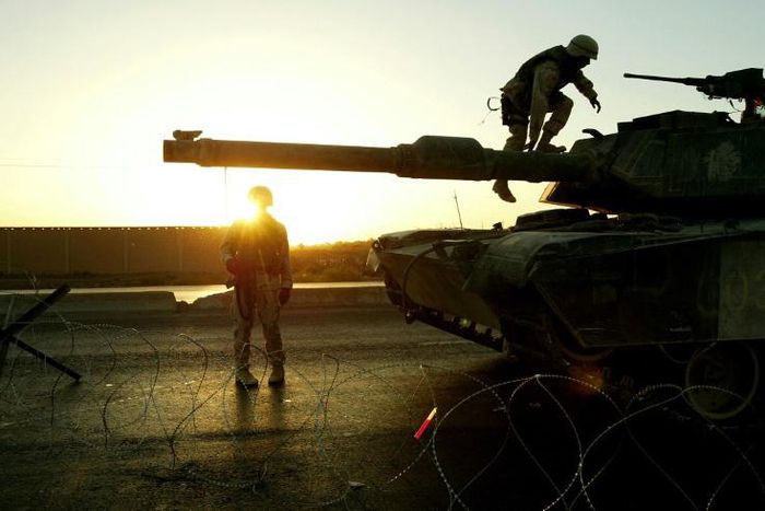 American troops invaded Iraq in 2003, left in 2011, and returned at the invitation of the Iraq government in 2014 to help fight against the Islamic State group