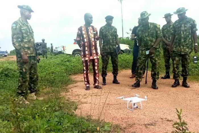 How drones helped  Nigerian Army raid 18 kidnappers’ camps [Twitter/@kaycdgreat]
