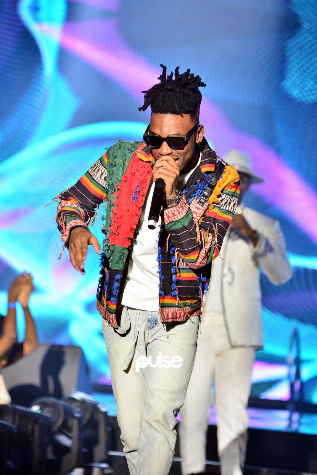 Davido, Olamide, Rema, Mayorkun perform at Kizz Daniel Live . (Pulse Nigeria)