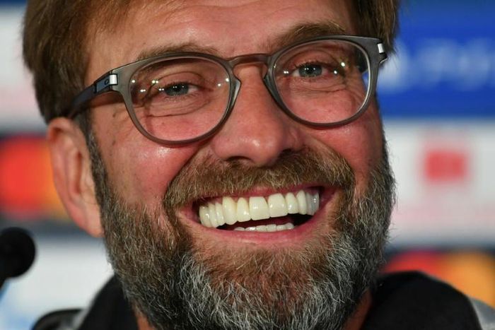 Relishing the task - Liverpool manager Jurgen Klopp speaks to reporters ahead of the title-holders' Champions League match away to Salzburg
