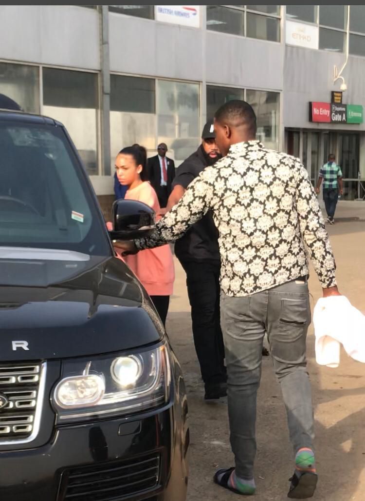 Photos: American Rapper Future and rumoured girlfriend Lori Harvey in Lagos, Nigeria