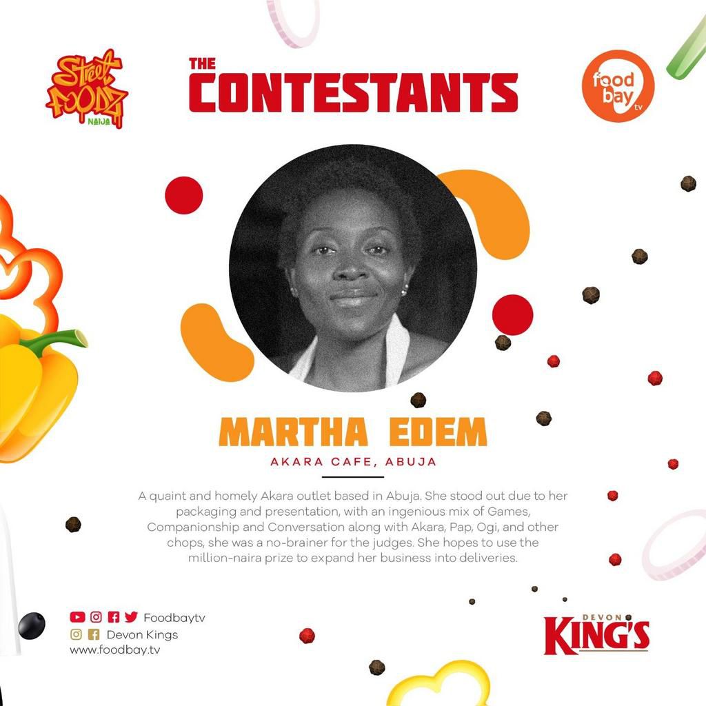 Contestants in the King of Street Foods Contest