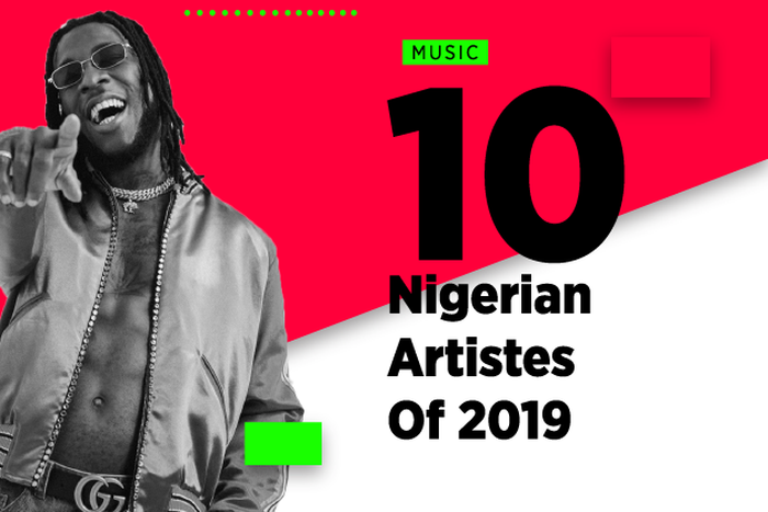 Wizkid, Burna Boy, Davido, Naira Marley and the top 10 Nigerian artists of 2019. (Pulse Nigeria)