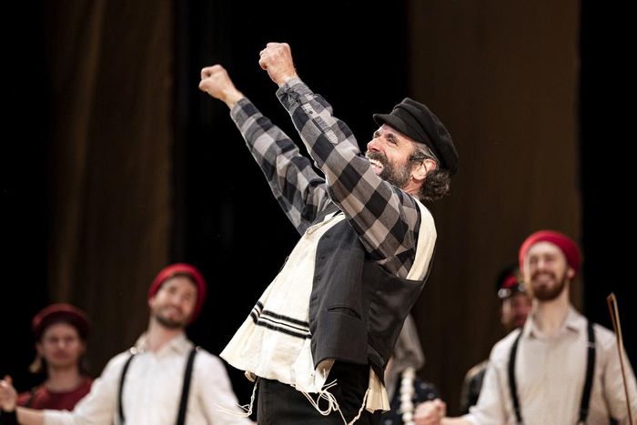 The Role of a Career in 'Fiddler,' and He Might Even Keep the Beard