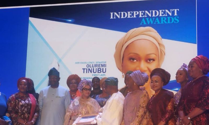 First Lady Remi Tinubu wins ‘Woman of The Year’ award