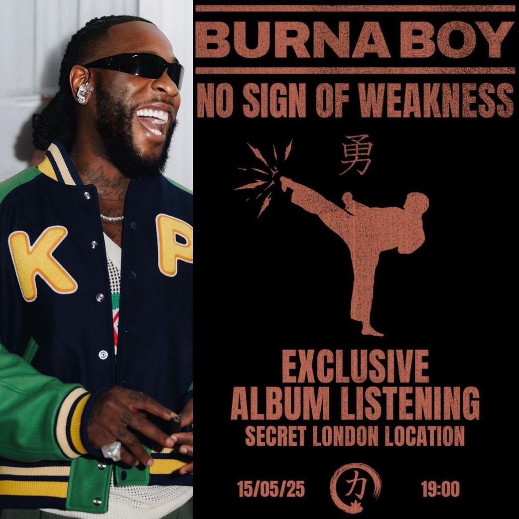 All we know about Burna Boy's upcoming album 'No Sign of Weakness'