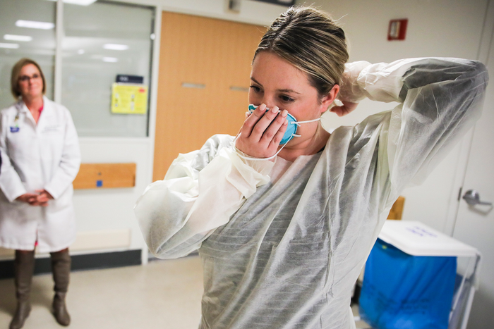 coronavirus hospital doctor healthcare workers masks