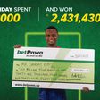 How Sunday won ₦2,431,430.45 with two late goals