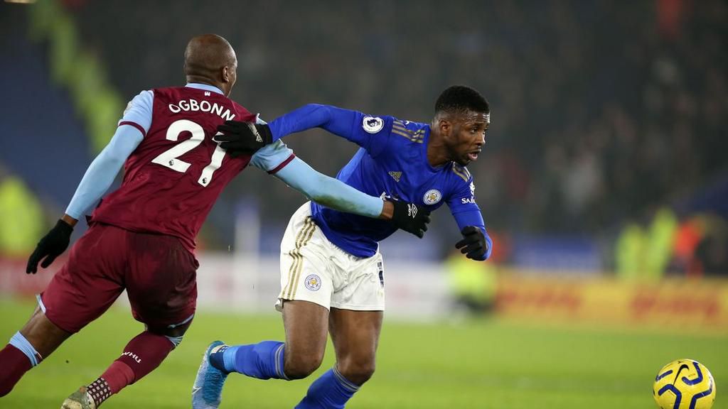 Kelechi Iheanacho and Angelo Ogbonna (Leicester City)