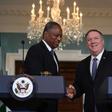 US Secretary of State Mike Pompeo met his Nigerian counterpart Geoffrey Onyeama in Washington, ahead of Pompeo's first trip to sub-Saharan Africa