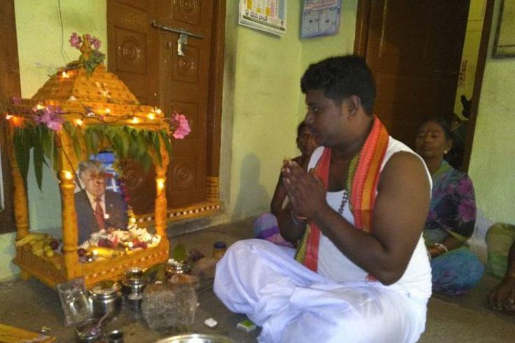 Meet the man who's never met  Donald Trump but worships and prays to him every single day