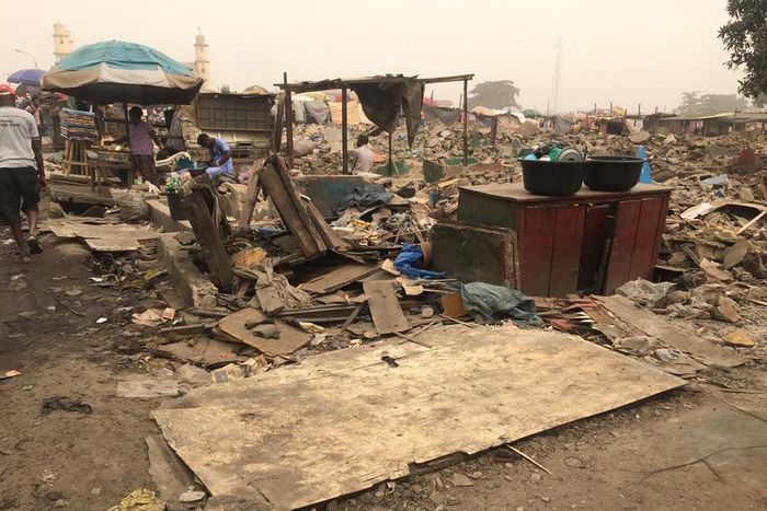Katangowa Market demolition