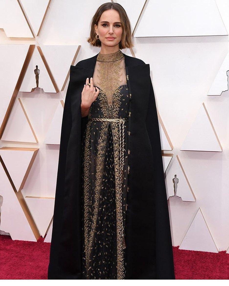 Natalie Portman at the 2020 Oscars Award Show