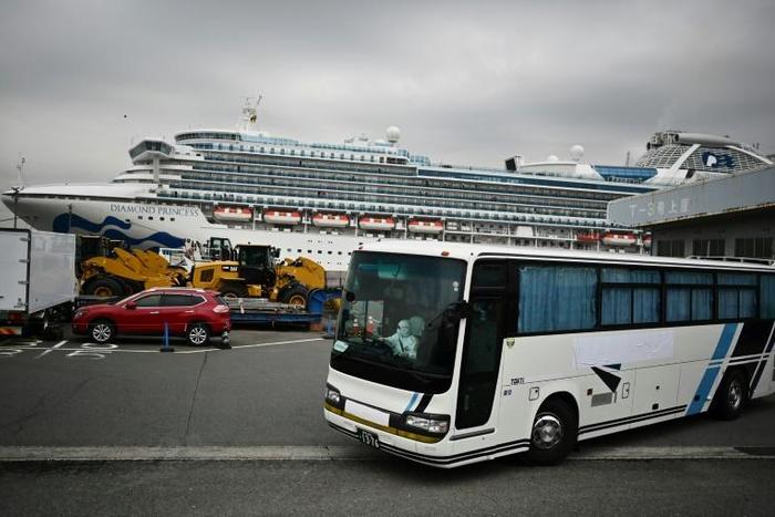 The Diamond Princess cruise ship has been in quarantine since February 5 in the port of Yokohama, near Tokyo