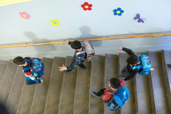 Pupils in Austria with weak German skills leave their normal lessons for special language classes