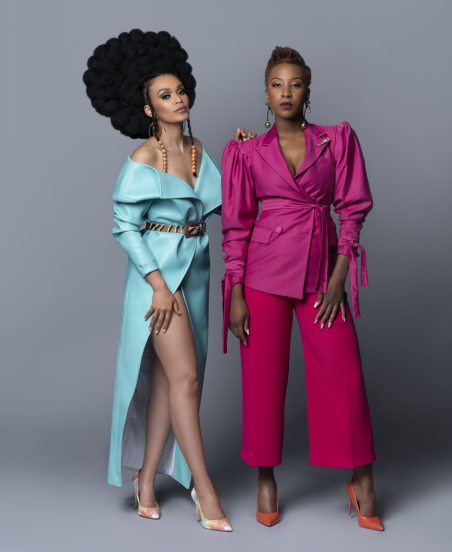 Pearl Thusi (left) and Chi Mhende (right) [Netflix]