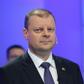 Lithuanian Prime Minister Saulius Skvernelis (pictured May 2019) said the country has decided to reinstate checks on its borders with Latvia and Poland, becoming the fifth nation to do so within the bloc's zone of free travel
