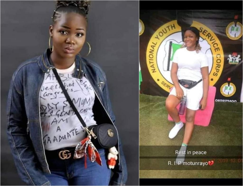 Miss Bolufemi Motunrayo a Batch C youth corps member (The Sun Nigeria)