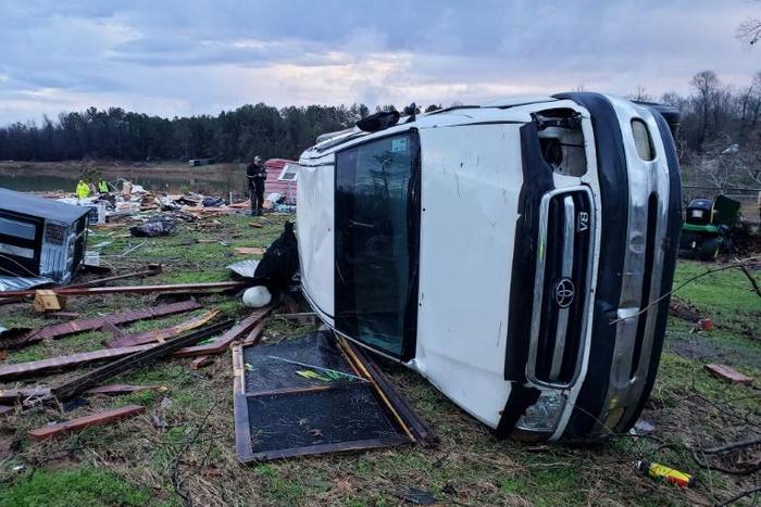 The National Weather Service has issued flood and tornado warnings for several states
