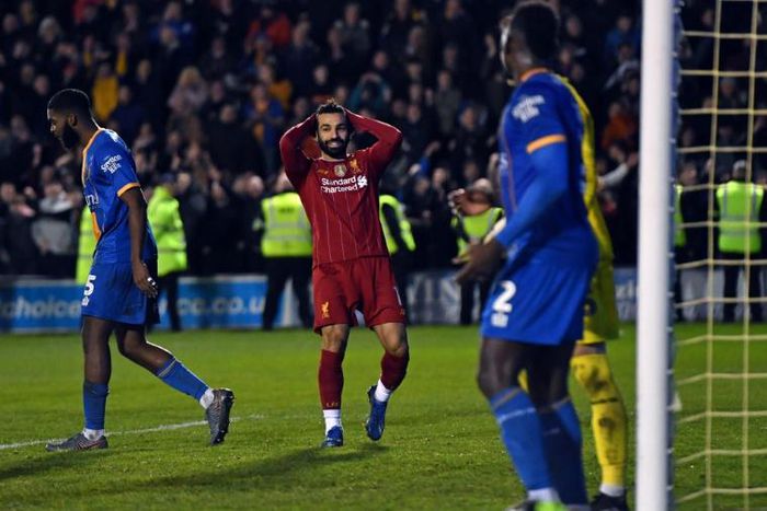 No Salah: Jurgen Klopp said all of Liverpool's senior players will miss their side's FA Cup fourth round replay with Shrewsbury