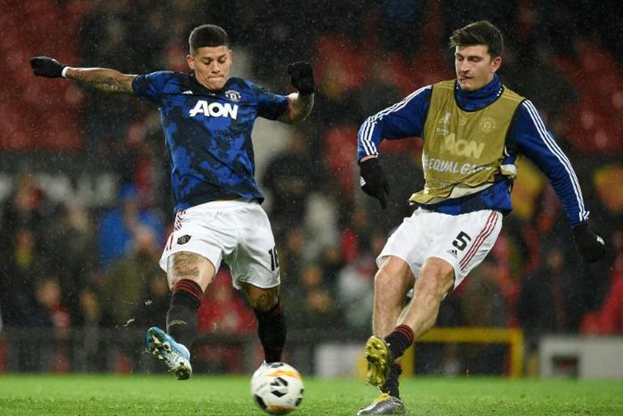 Marcos Rojo (left) joined Manchester United in 2014 but has fallen out of favor and played little over the last two-and-a-half years