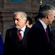 Many Afghans are left despairing for their country's future over the game of thrones between Abdullah Abdullah (L) and President Ashraf Ghani (R), pictured with NATO Secretary General Jens Stoltenberg