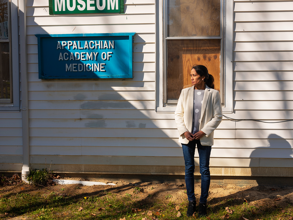 Ayne Amjad, M.D., picked up the fight to help Minden residents after her father, Hassan Amjad, M.D., died in 2017.