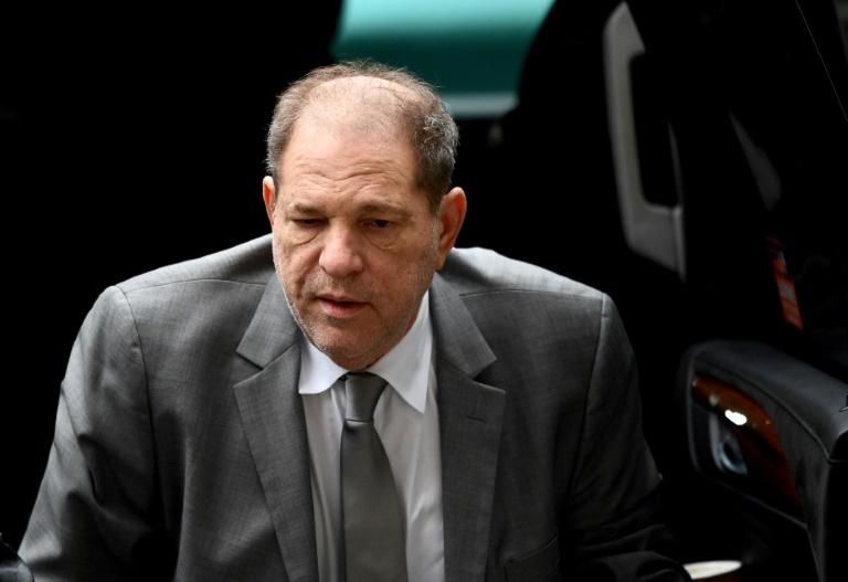 Harvey Weinstein uses a walker as he arrives at the Manhattan Criminal Court, on January 7, 2020  in New York City.Harvey Weinstein was hit with new sex crimes charges in Los Angeles on January 6, 2020 just as his high-profile trial in a separate case ...