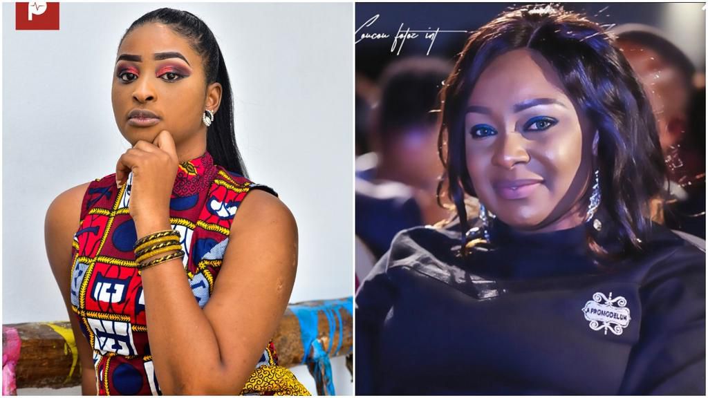 Etinosa Idemudia has called out former Nollywood movie star, Victoria Inyama on Instagram. [Instagram/VictoriaInyama] [PULSE]