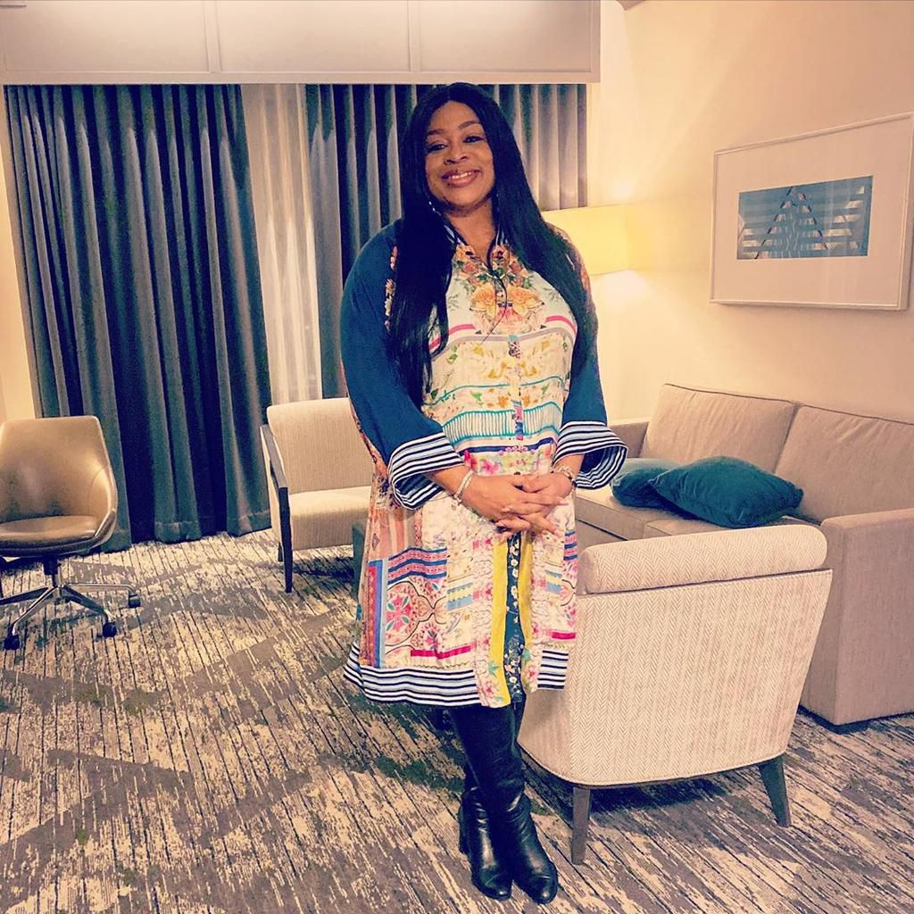 Nigerian gospel singer, Sinach has welcomed her first child after five years of marriage. [Instagram/TheRealSinach]
