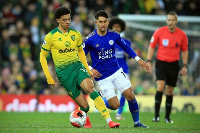 Norwich defender Jamal Lewis scored their winner against Leicester