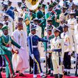 President Muhammadu Buhari presides over 2020 Wreath Laying ceremony for fallen Heroes. [Twitter/@BashirAhmaad]