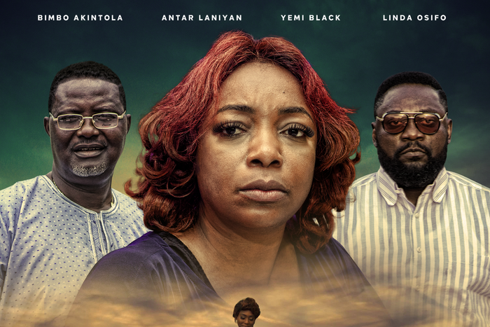Two of Nigeria's biggest names in Nollywood, Bimbo Akintola and Antar Laniyan team up together to give a very superb performance in the movie 'Last Request.' [MosesOlufemi]