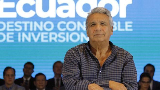 Lenin Moreno made the comments at an investors' conference on Friday
