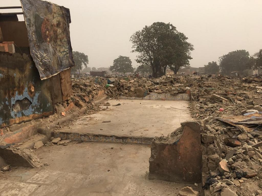 Katangowa Market demolition