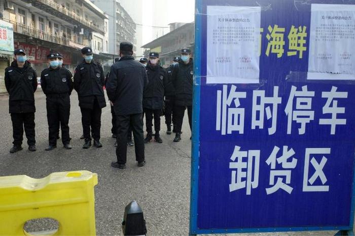 The outbreak centred around a seafood market in the central city of Wuhan