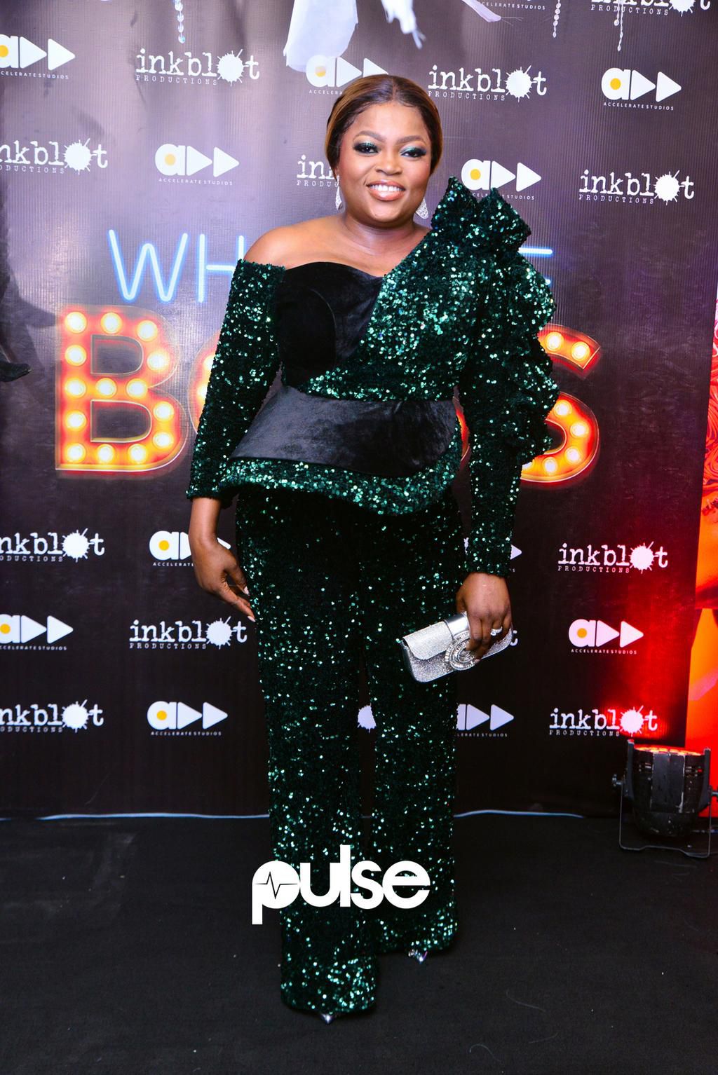 Funke Akindele Bello at the Who's The Boss movie premiere