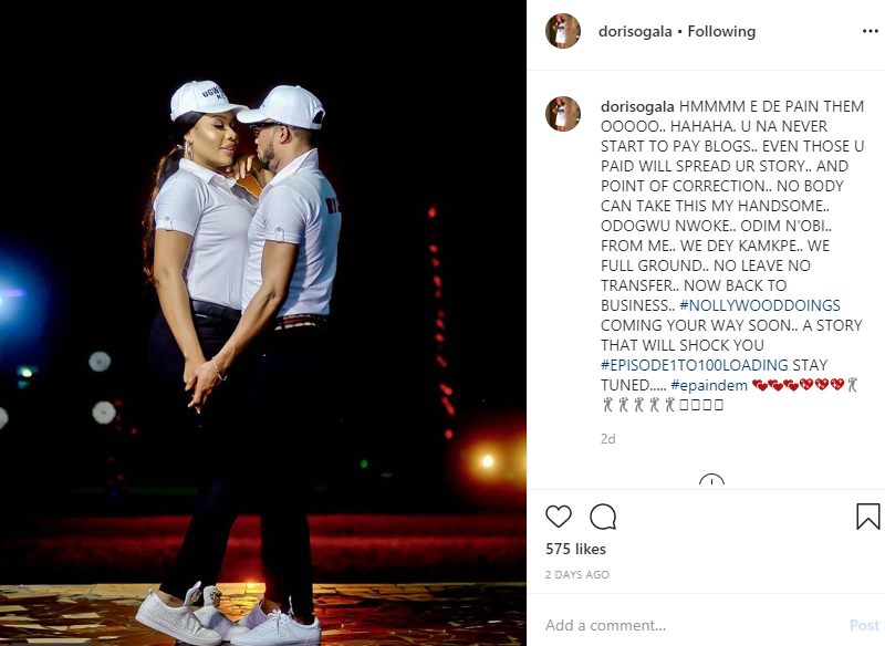 She went on to debunk the claims that her marriage was on the brink of collapse and that it would be difficult for anyone to break up her union. [LindaIkeji]