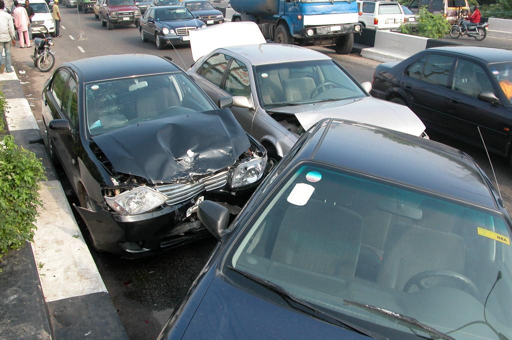 Addax Toyota car pictured here in 2006 on the accident scene in Osborne (Pulse)