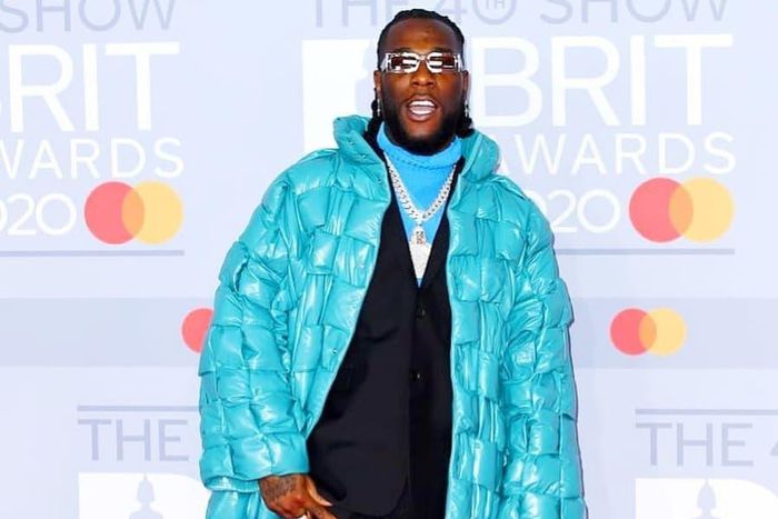 Burna Boy at the 40th BRIT Awards Red Carpet [Getty Images]