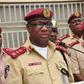 Corps Marshal of the FRSC, Dr. Boboye Oyeyemi and other officers of the agency [Premiumtimesng]