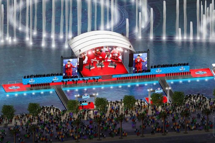 This Year's NFL Draft Will Have a Stage on Water